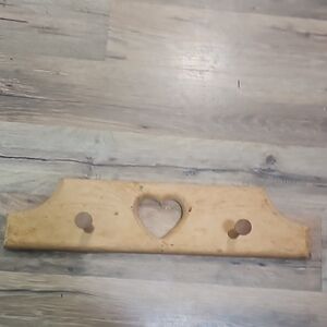 Heart Design Wooden Wall Decor